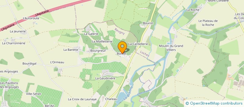 localisation de l'entreprise MONSIEUR ALEXANDRE CHAUMET à REUGNY