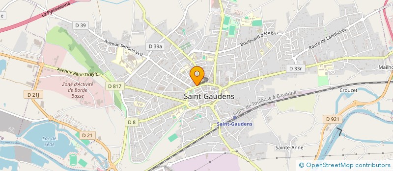 localisation de l'entreprise MONSIEUR ALEXANDRE CHAUSSAT à SAINT-GAUDENS