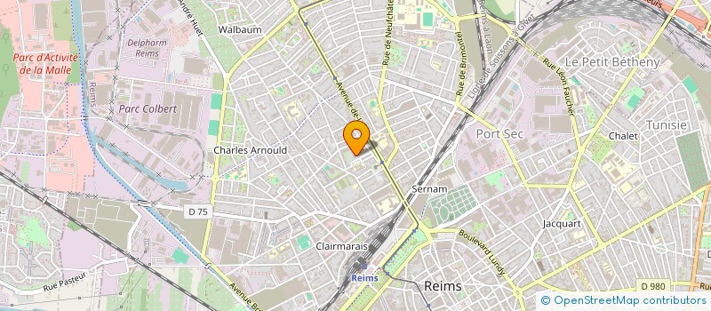 localisation de l'entreprise MONSIEUR ALEXANDRE CHAUVE  REIMS