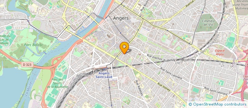 localisation de l'entreprise MONSIEUR ALEXANDRE CHAUVEAU à ANGERS