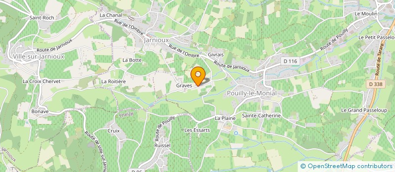 localisation de l'entreprise MONSIEUR ALEXANDRE CHAVANNE à PORTE-DES-PIERRES-DOREES