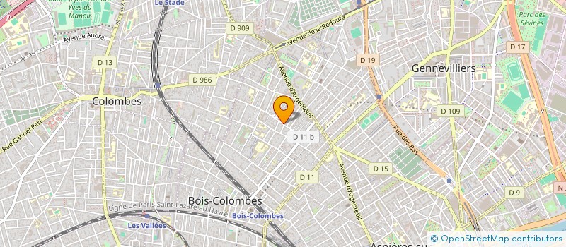 localisation de l'entreprise MONSIEUR ALEXANDRE CHAVES à BOIS COLOMBES