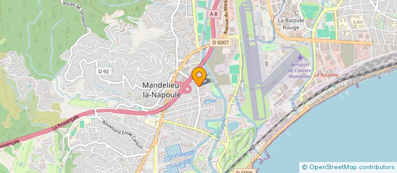 localisation de l'entreprise MONSIEUR ALEXANDRE CHAYLAC  MANDELIEU-LA-NAPOULE