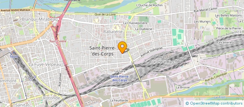 localisation de l'entreprise MONSIEUR ALEXANDRE CHEHATA  SAINT-PIERRE-DES-CORPS