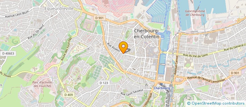 localisation de l'entreprise MONSIEUR ALEXANDRE CHENU  CHERBOURG-EN-COTENTIN