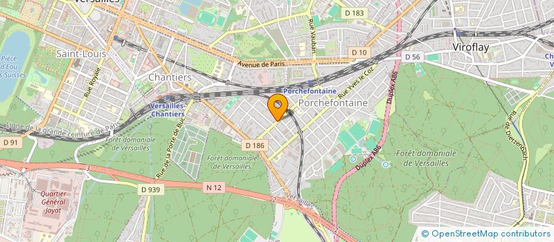 localisation de l'entreprise MONSIEUR ALEXANDRE CHEREAU à VERSAILLES