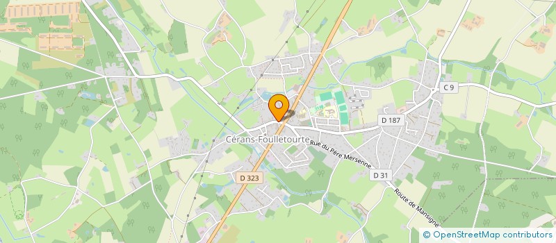 localisation de l'entreprise MONSIEUR ALEXANDRE CHESNE  CERANS-FOULLETOURTE