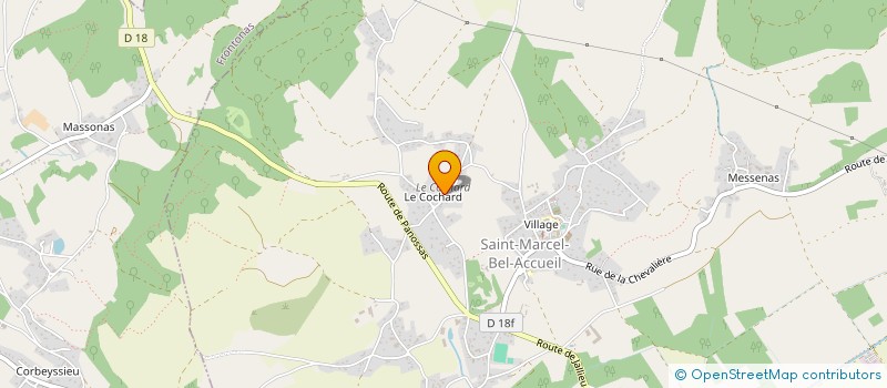 localisation de l'entreprise MONSIEUR ALEXANDRE CHEVALIER  SAINT-MARCEL-BEL-ACCUEIL