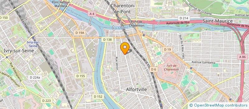 localisation de l'entreprise MONSIEUR ALEXANDRE CHEVALIER à ALFORTVILLE