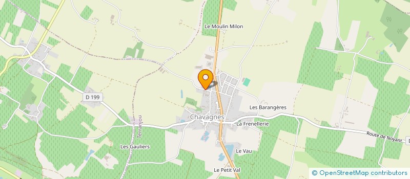 localisation de l'entreprise MONSIEUR ALEXANDRE CHEVALLIER  TERRANJOU