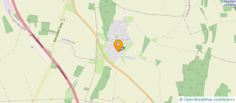 localisation de l'entreprise MONSIEUR ALEXANDRE CHEVALLIER  CORBEIL-CERF