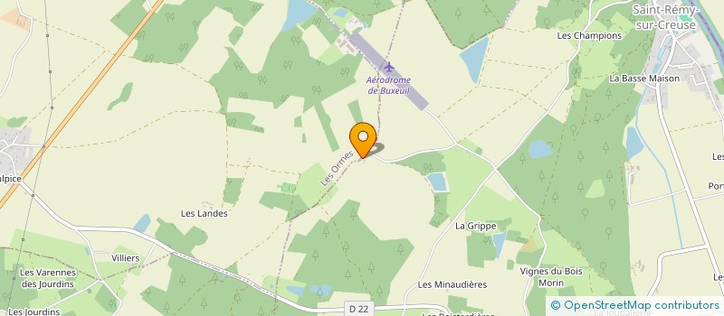 localisation de l'entreprise MONSIEUR ALEXANDRE CHICOT  SAINT-REMY-SUR-CREUSE