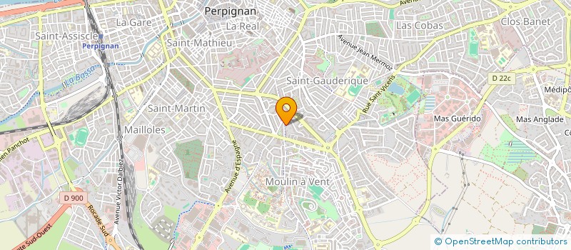 localisation de l'entreprise MONSIEUR ALEXANDRE CHIES  PERPIGNAN