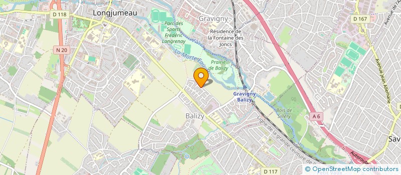 localisation de l'entreprise MONSIEUR ALEXANDRE CHMAKOTINE à LONGJUMEAU