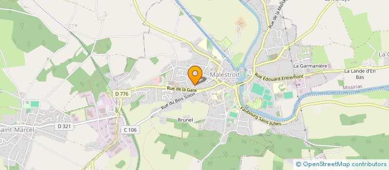 localisation de l'entreprise MONSIEUR ALEXANDRE CHMYSKO  MALESTROIT