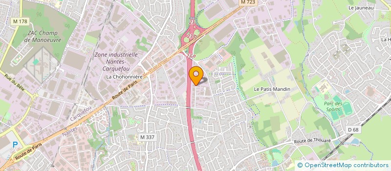 localisation de l'entreprise MONSIEUR ALEXANDRE CHOBLET  SAINTE-LUCE-SUR-LOIRE