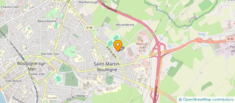 localisation de l'entreprise MONSIEUR ALEXANDRE CHOCHOIS  SAINT-MARTIN-BOULOGNE