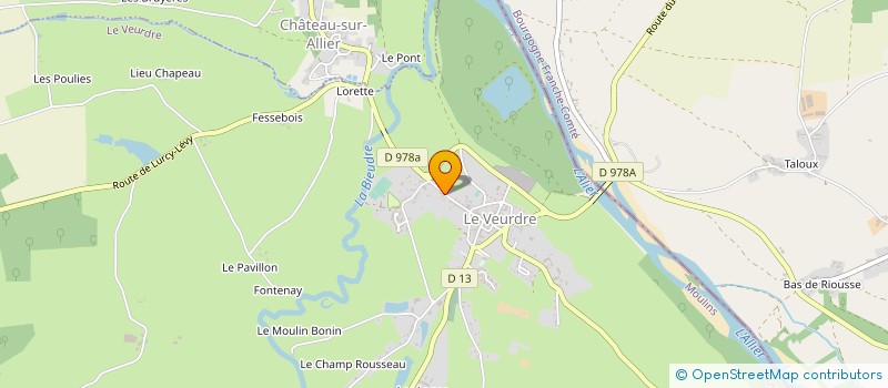 localisation de l'entreprise MONSIEUR ALEXANDRE CHOPIN  LE VEURDRE