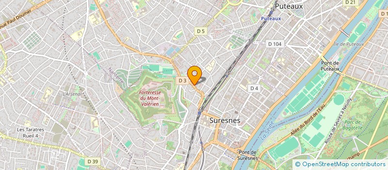 localisation de l'entreprise MONSIEUR ALEXANDRE CHOQUET à SURESNES