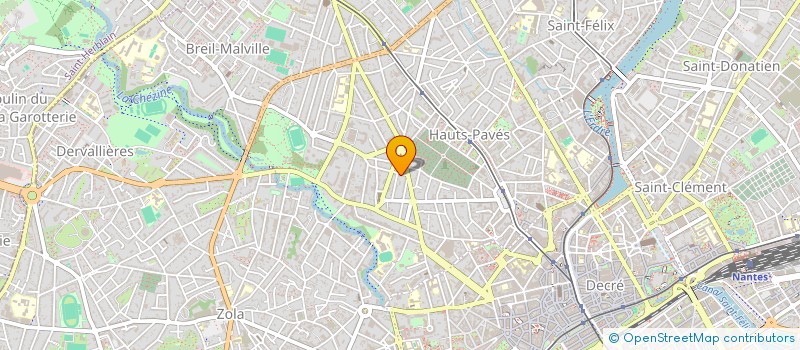 localisation de l'entreprise MONSIEUR ALEXANDRE CHOQUET à NANTES