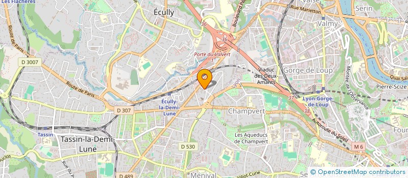 localisation de l'entreprise MONSIEUR ALEXANDRE CHOUQUET  TASSIN-LA-DEMI-LUNE