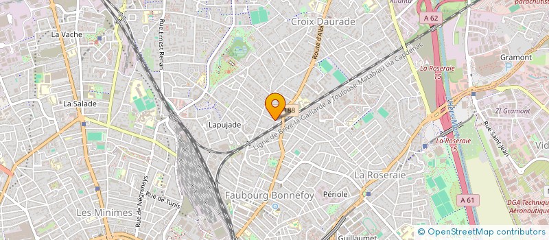 localisation de l'entreprise MONSIEUR ALEXANDRE CHOUTEAU  TOULOUSE