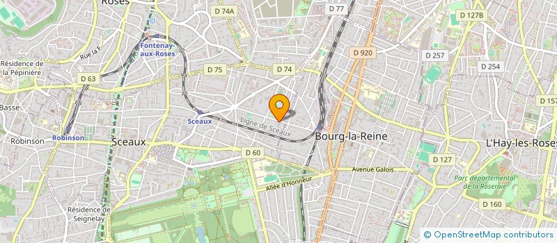 localisation de l'entreprise MONSIEUR ALEXANDRE CHUNG à SCEAUX