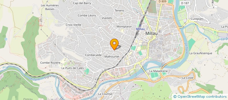 localisation de l'entreprise MONSIEUR ALEXANDRE CIAPPI  MILLAU