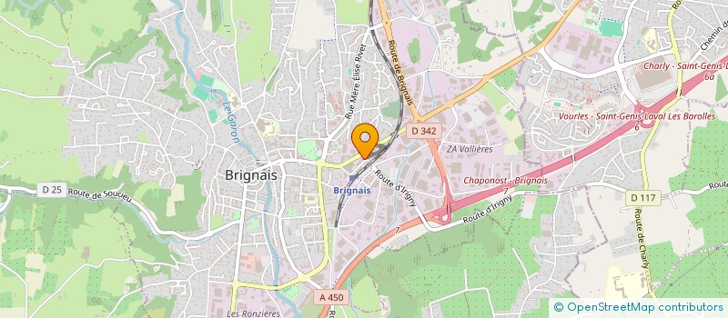 localisation de l'entreprise MONSIEUR ALEXANDRE CIULLA à BRIGNAIS