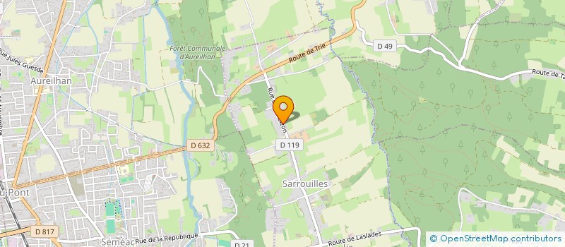 localisation de l'entreprise MONSIEUR ALEXANDRE CLARENS  SARROUILLES