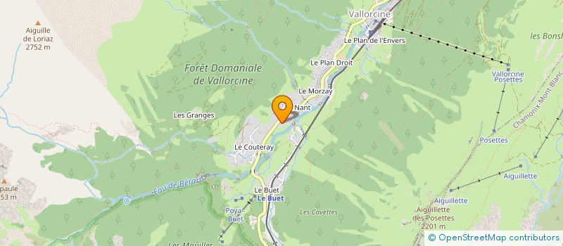 localisation de l'entreprise MONSIEUR ALEXANDRE CLARET-TOURNIER à VALLORCINE