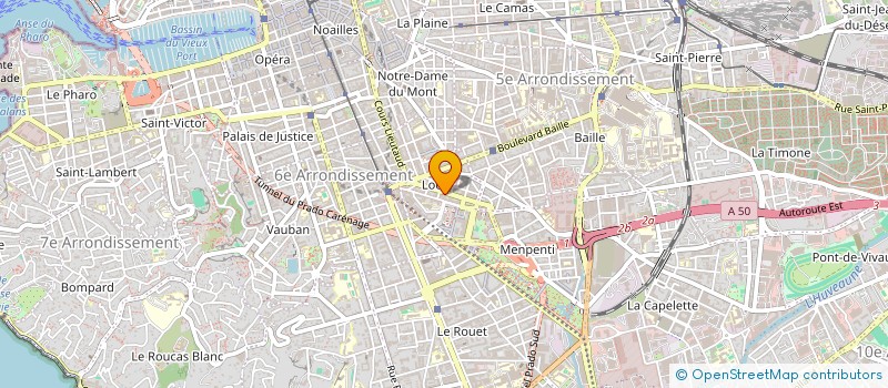 localisation de l'entreprise MONSIEUR ALEXANDRE CLAUDOT  MARSEILLE