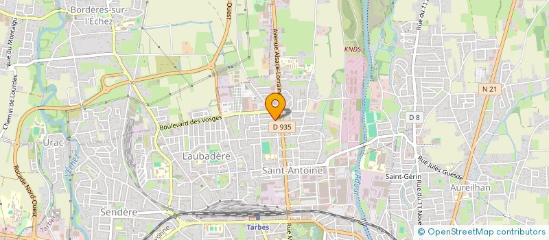 localisation de l'entreprise MONSIEUR ALEXANDRE CLEMENTE  TARBES