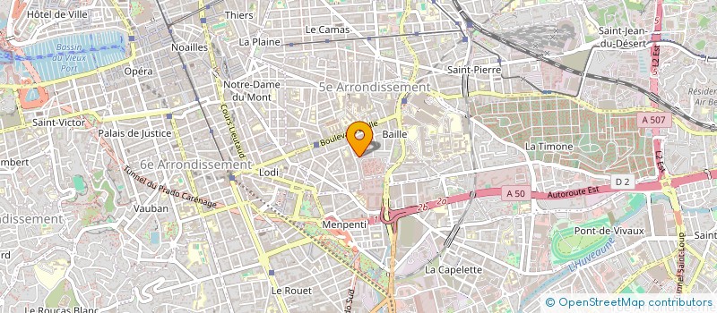 localisation de l'entreprise MONSIEUR ALEXANDRE CLERC à MARSEILLE