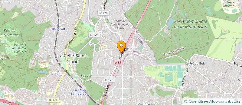 localisation de l'entreprise MONSIEUR ALEXANDRE CLOUZARD  LA CELLE-SAINT-CLOUD