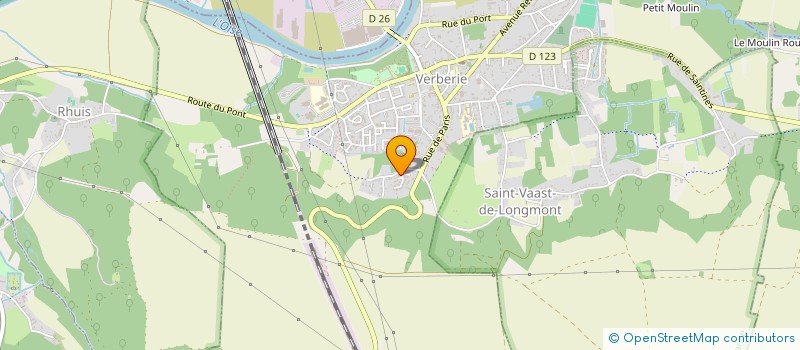 localisation de l'entreprise MONSIEUR ALEXANDRE COCCIOLO  VERBERIE