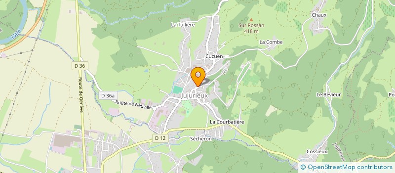 localisation de l'entreprise MONSIEUR ALEXANDRE COCCO à JUJURIEUX