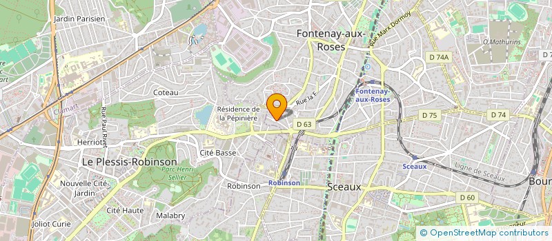 localisation de l'entreprise MONSIEUR ALEXANDRE COCHET à FONTENAY-AUX-ROSES