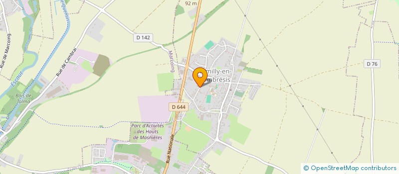 localisation de l'entreprise MONSIEUR ALEXANDRE COCHET  RUMILLY-EN-CAMBRESIS