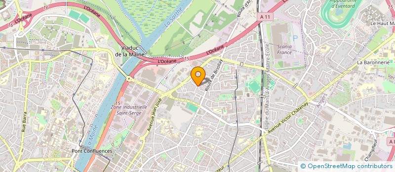 localisation de l'entreprise MONSIEUR ALEXANDRE COGNE  ANGERS