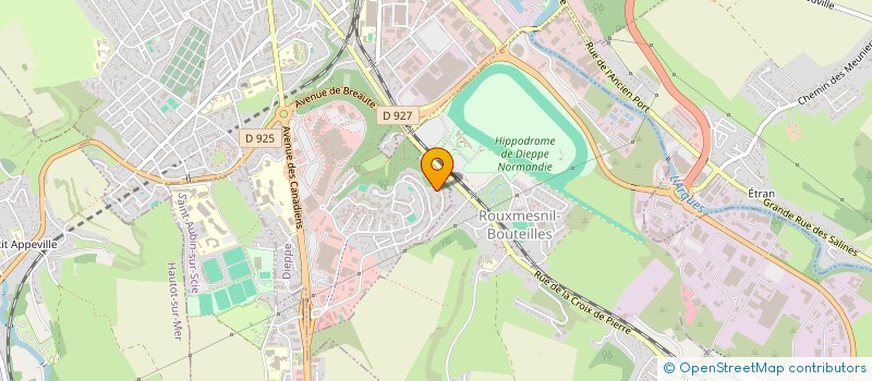 localisation de l'entreprise MONSIEUR ALEXANDRE COLAS  DIEPPE