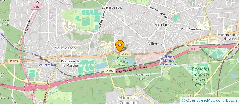 localisation de l'entreprise MONSIEUR ALEXANDRE COLAS à GARCHES