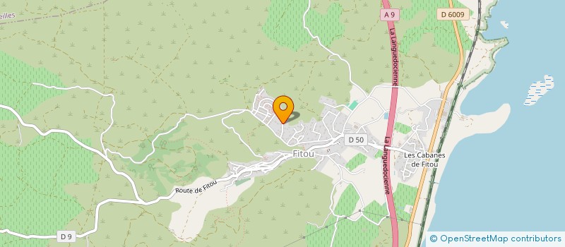 localisation de l'entreprise MONSIEUR ALEXANDRE COLAS  FITOU