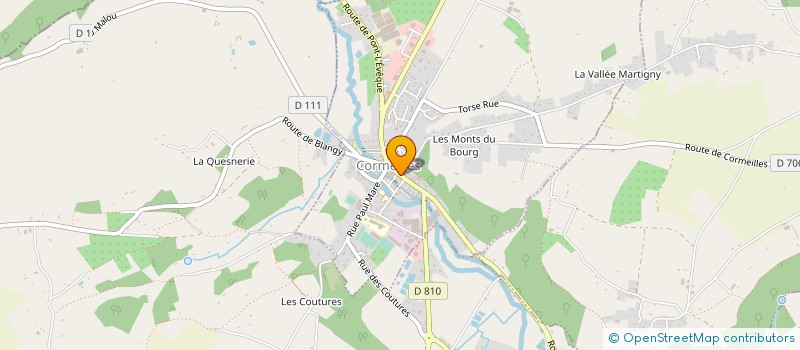 localisation de l'entreprise MONSIEUR ALEXANDRE COLETTE  SAINT-GEORGES-DU-VIEVRE