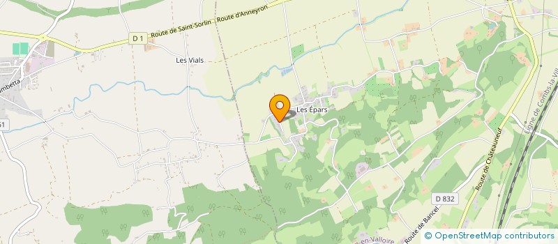 localisation de l'entreprise MONSIEUR ALEXANDRE COLLETTA  SAINT-SORLIN-EN-VALLOIRE