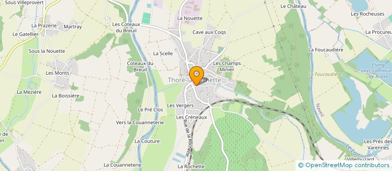 localisation de l'entreprise MONSIEUR ALEXANDRE COLLIN  THORE-LA-ROCHETTE