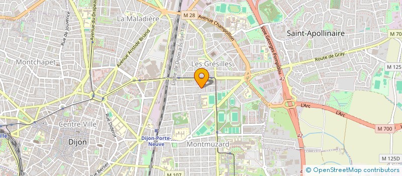 localisation de l'entreprise MONSIEUR ALEXANDRE COLLIN à DIJON