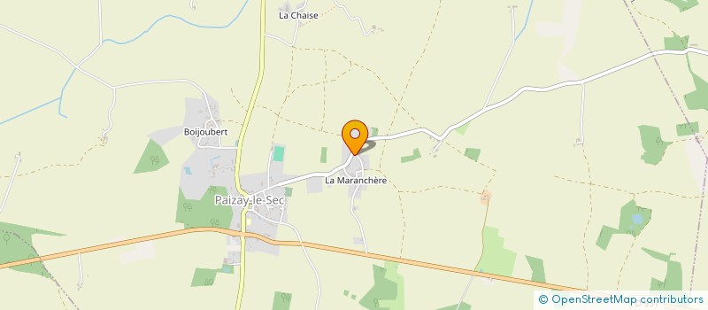 localisation de l'entreprise MONSIEUR ALEXANDRE COLLIN  PAIZAY-LE-SEC