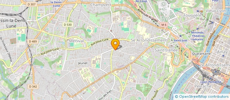 localisation de l'entreprise MONSIEUR ALEXANDRE COLOMBEL  LYON