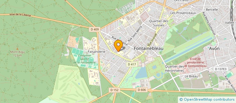 localisation de l'entreprise MONSIEUR ALEXANDRE COMENT à FONTAINEBLEAU
